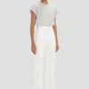 Alina stretch jean in washed white