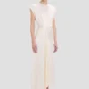Aria midi dress in ivory