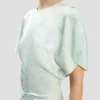 Bela midi dress in aquamarine