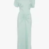 Bela midi dress in aquamarine
