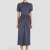 Bela midi dress in eclipse