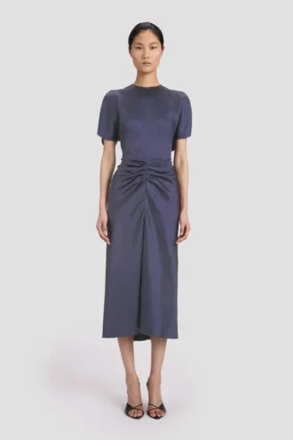 Bela midi dress in eclipse
