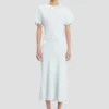 Bela midi dress in glacial blue