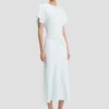 Bela midi dress in glacial blue