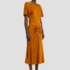 Bela midi skirt in bronze