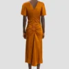 Bela midi skirt in bronze