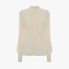 Bib detail shirt in ivory