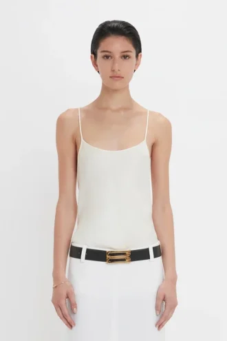 Cami top in ivory
