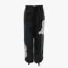 Cargo trouser in dark navy floral print