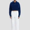 Cargo trouser in white