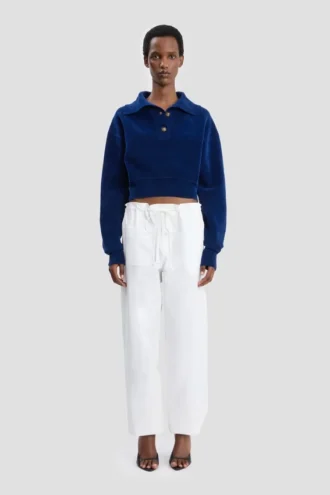 Cargo trouser in white