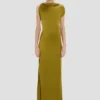 Carla gown in moss