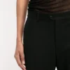 Classic tailored trouser in black