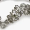 Crystal choker in silver