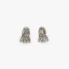 Crystal clip earrings