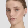 Crystal clip earrings