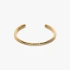 Cufflink bracelet in light gold