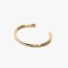 Cufflink bracelet in light gold