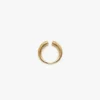 Cufflink ring in light gold