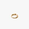 Cufflink ring in light gold