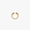 Cufflink ring in light gold