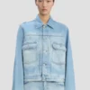 Denim trucker jacket in heritage blue
