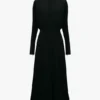 Dolman midi dress in black
