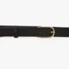 Dorian b finite belt in black soft leather