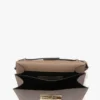 Dorian bag in dove grey leather