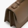 Dorian bag small in dove grey leather