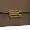 Dorian bag small in dove grey leather