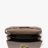 Dorian bag small in dove grey leather