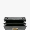 Dorian bag small in embossed black leather