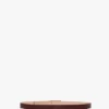 Dorian belt in burgundy croc embossed calf leather