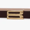 Dorian belt in burgundy leather