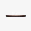 Dorian belt in espresso croc embossed calf leather