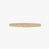Dorian belt in ivory grained leather