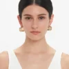 Dorian hoop earrings in gold