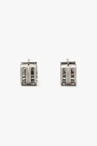Dorian hoop earrings in silver