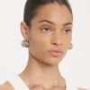 Dorian hoop earrings in silver