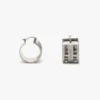 Dorian hoop earrings in silver
