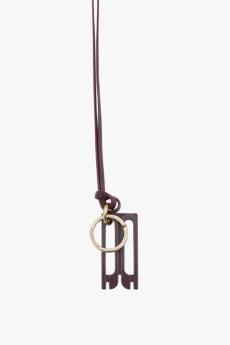 Dorian keyring in burgundy