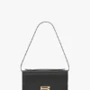 Dorian pochette in black leather
