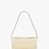 Dorian pochette in ivory leather