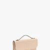Dorian pochette in pale rose leather