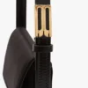 Dorian pocket bag in black satin