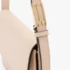 Dorian pocket bag in pale rose leather