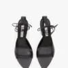 Eliza stiletto sandal 75 in black leather