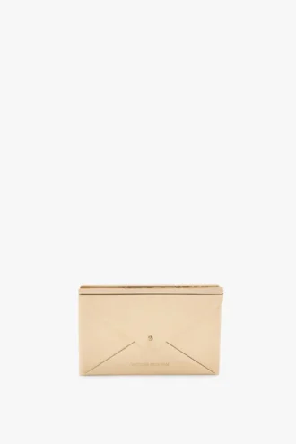 Envelope card holder in gold