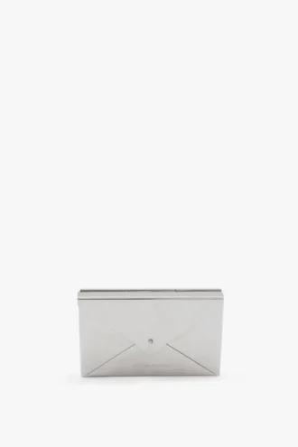 Envelope card holder in silver
